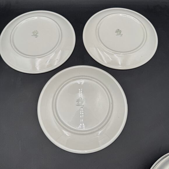 Vintage Restaurant Ware Dinner Plates by Sterling 9.5" Set of 3 West Liverpool - Picture 7 of 10
